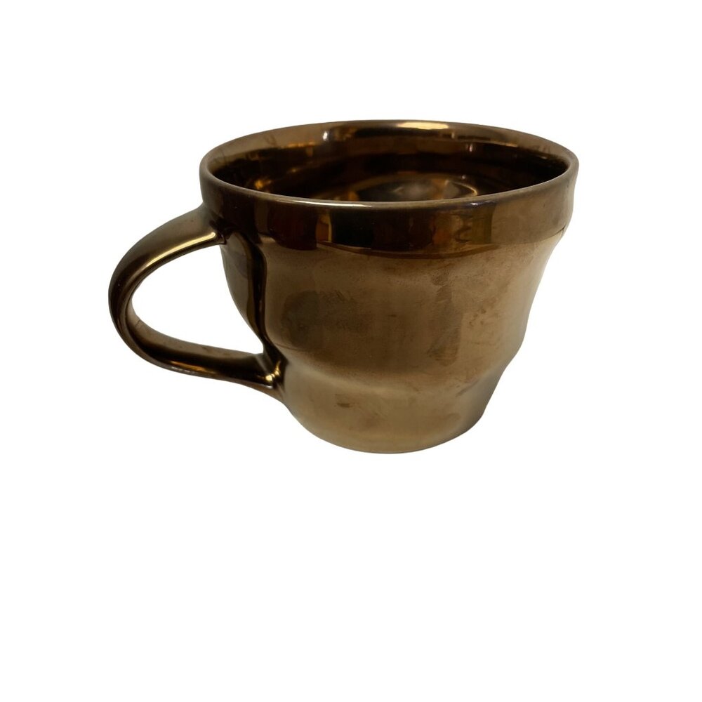 2013 Starbucks Mugs Brown Metallic  Copper 12 oz Mug‎ 2013 No Cracks or Chips